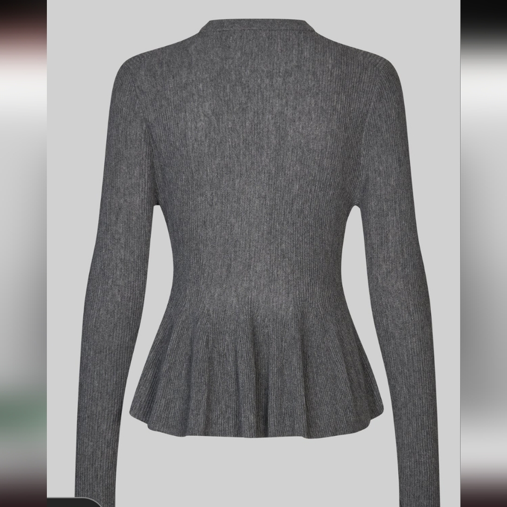 Nova Ribbed Cardigan - Picture 2 of 9